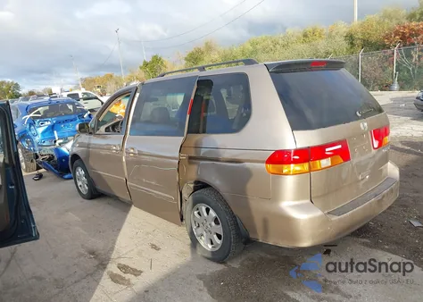 2003 Honda Odyssey Ex-L from USA, damaged, VIN 5FNRL18903B151840